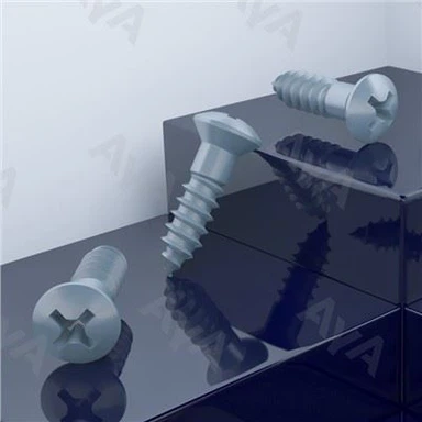 Skrutky do dreva s oválnou hlavou z čierneho oxidu